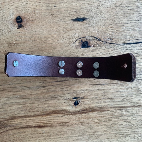 Bullet Leather Bracelet Snap on Unisex Preloved‎ - Picture 6 of 8